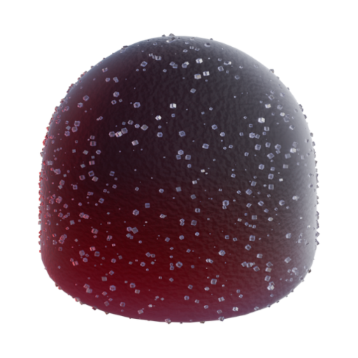 Blue Dream 25mg gummy product rendering